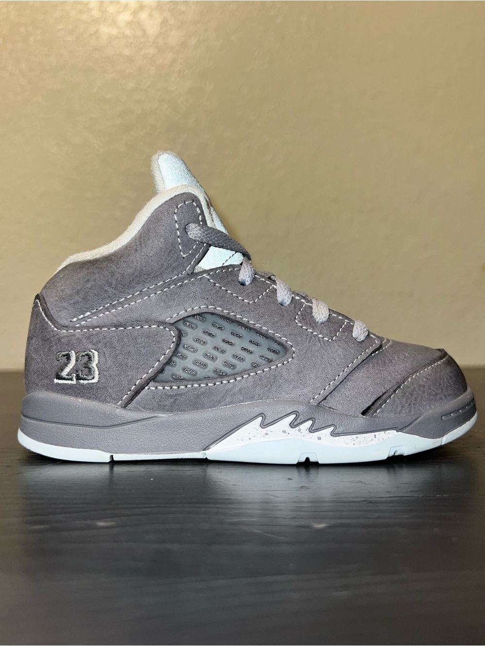 Toddler Air Jordan 5 “Wolf Grey” Size 10c